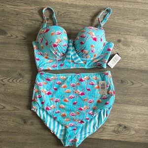 🦩Torrid flamingo swimsuit